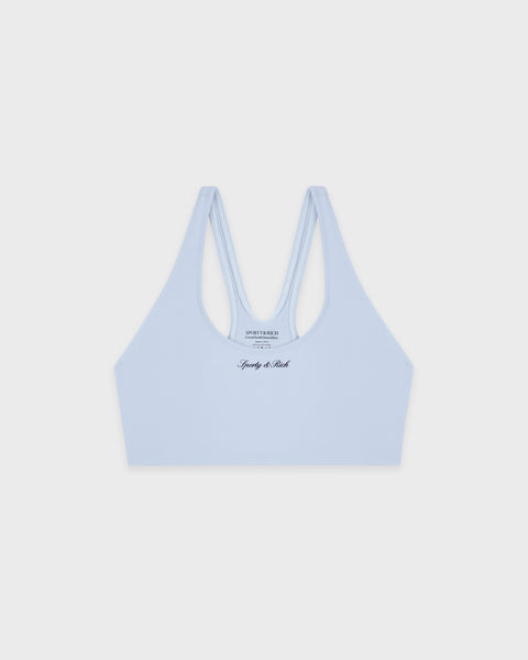 Signature Logo Sports Bra - Ciel
