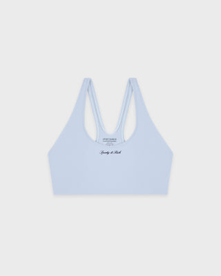Signature Logo Sports Bra - Ciel