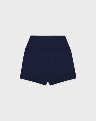 Signature Logo Mini Biker Short - Navy/White
