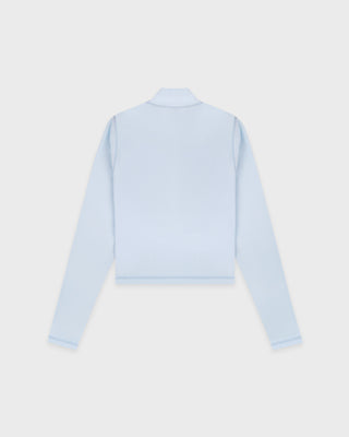 Signature Logo Sports Quarter Zip - Ciel