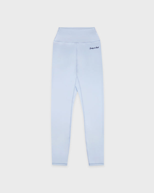 Signature Logo Legging - Ciel/Navy