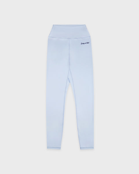 Signature Logo Legging - Ciel/Navy
