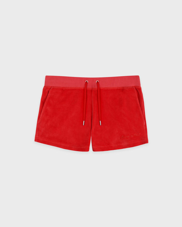 Signature Logo Krystal Short - Red/Crystal