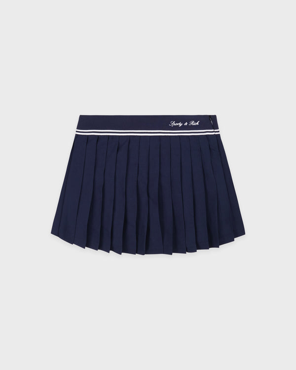 Signature Logo Abigail Skirt - Navy/White