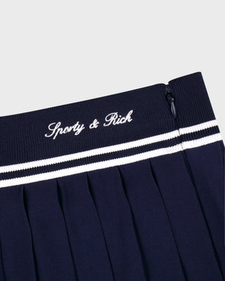 Signature Logo Abigail Skirt - Navy/White