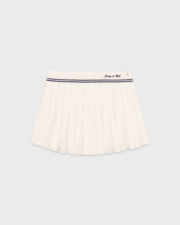 Signature Logo Abigail Skirt - Ecru/Navy