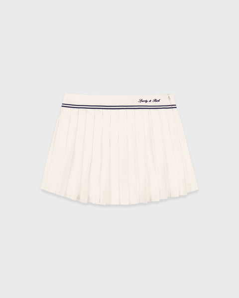 Signature Logo Abigail Skirt - Ecru/Navy