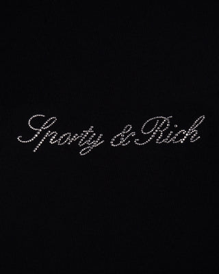 Signature Logo Krystal Tank - Black/Crystal