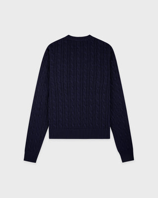 SRC Cable Sweater - Dark Navy