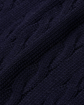 SRC Cable Sweater - Dark Navy