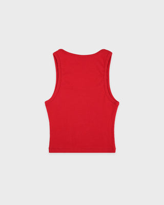 Signature Logo Krystal Tank - Red/Crystal