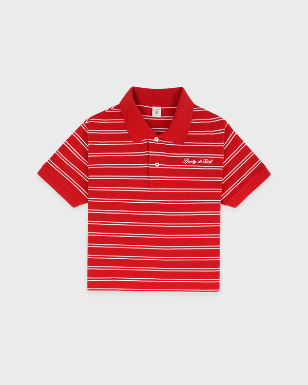 Signature Logo Polo - Ruby