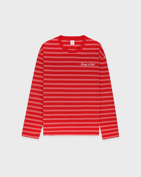 Signature Logo Easy Longsleeve - Ruby
