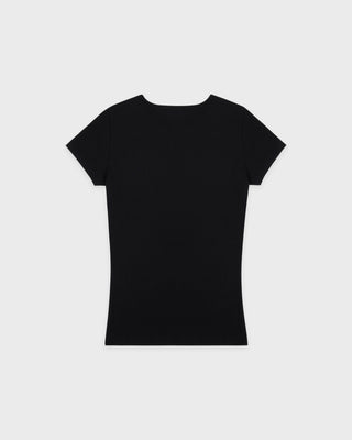 Signature Logo Krystal Tee - Black/Crystal