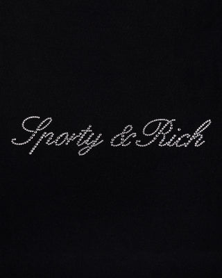 Signature Logo Krystal Tee - Black/Crystal