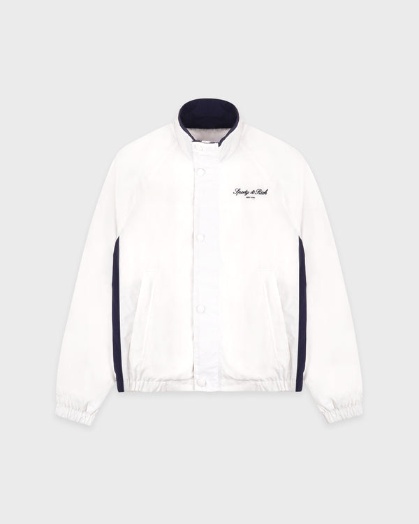 Signature NY Contrast Jacket - White