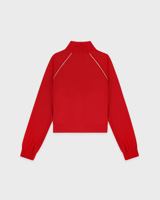 Signature Logo Retro Track Jacket - Ruby