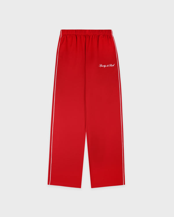 Signature Logo Retro Track Pant - Ruby