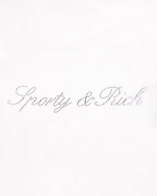 Signature Logo Krystal Tee - White/Crystal