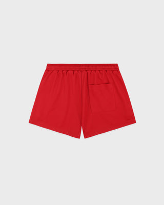Signature Logo Retro Track Short - Ruby