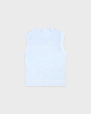 Signature Logo Terry Vest - Ciel