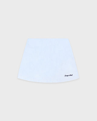 Signature Logo Terry Skirt - Ciel
