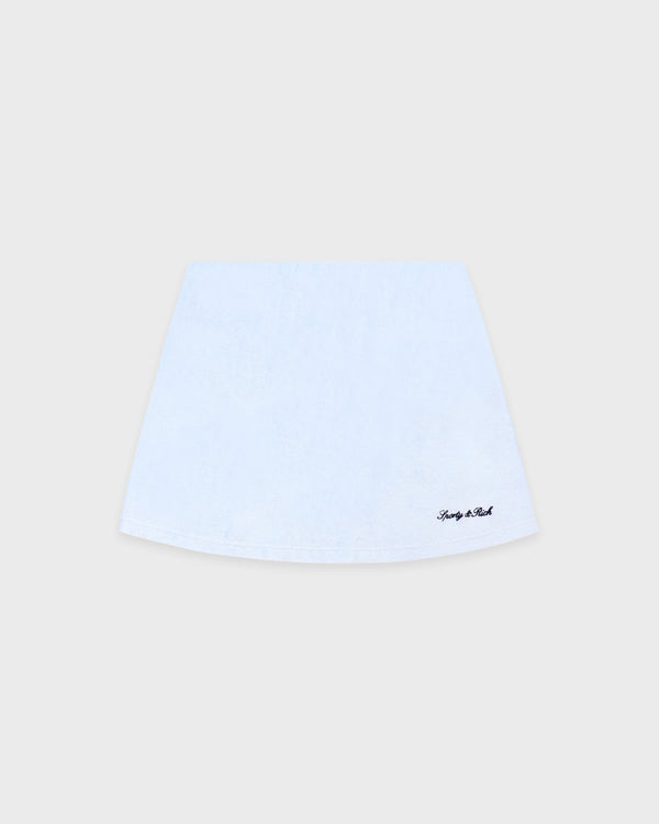 Signature Logo Terry Skirt - Ciel
