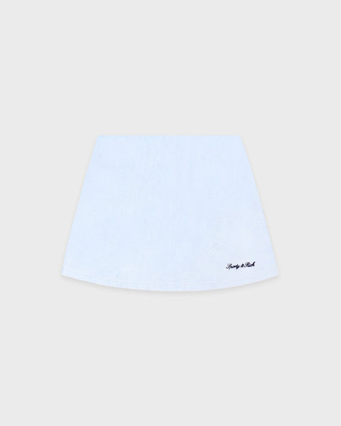Signature Logo Terry Skirt - Ciel