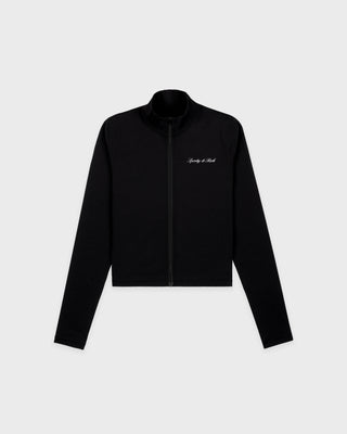 Signature Logo Sports Jacket - Black/White