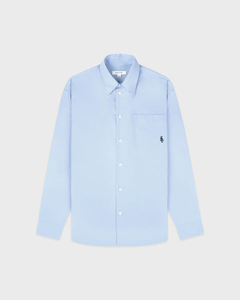 SRC Oversized Shirt - Ciel/Navy