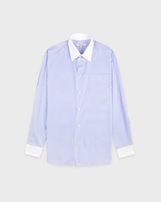 SRC Oversized Shirt - Blue Striped