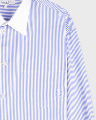 SRC Oversized Shirt - Blue Striped