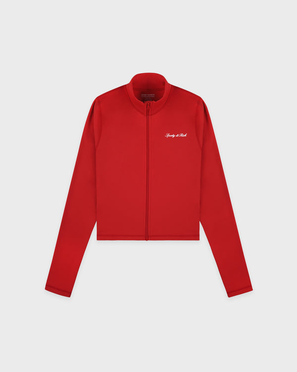 Signature Logo Sports Jacket - Red/White