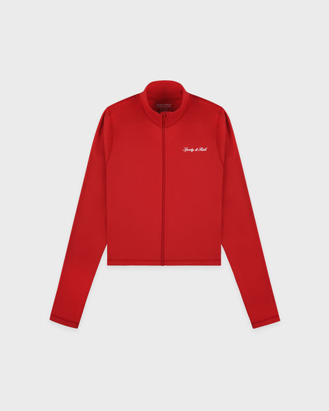 Signature Logo Sports Jacket - Red/White