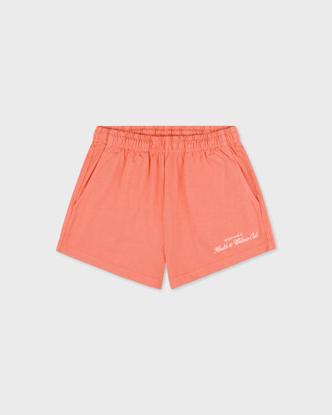H&W Club Disco Short - Flamingo/White
