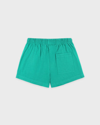 Title Embroidered Disco Short - Amalfi Green/Light Navy