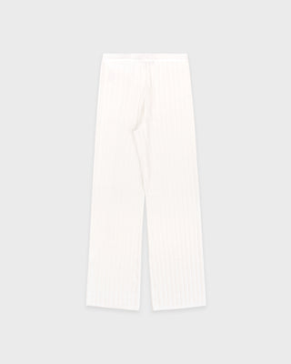 SRC Ribbed Trousers - Ecru/Navy