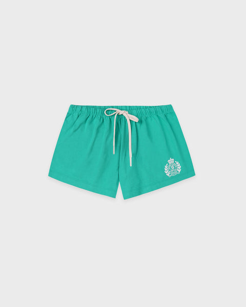 NY Crest Lounge Short - Amalfi Green/White