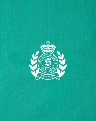 NY Crest Lounge Short - Amalfi Green/White