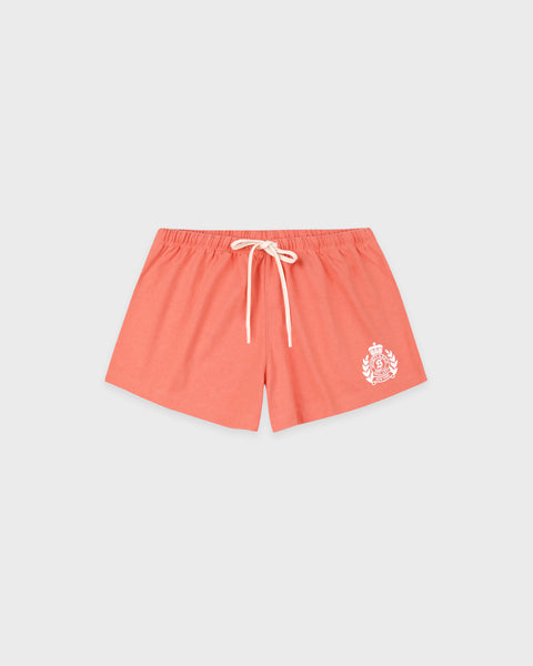 NY Crest Lounge Short - Flamingo/White