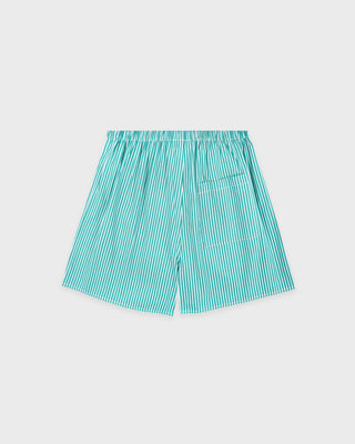 NY Crest Mini Boxer - Amalfi Green Striped
