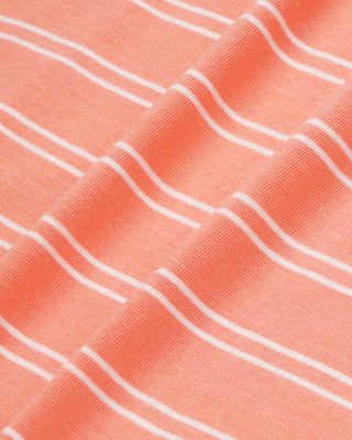 NY Crest Easy Longsleeve - Flamingo Striped/Flamingo