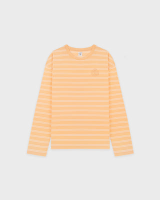 NY Crest Easy Longsleeve - Limone Striped/Limone