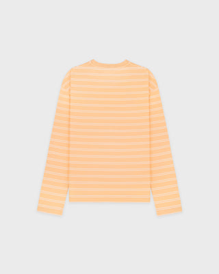 NY Crest Easy Longsleeve - Limone Striped/Limone