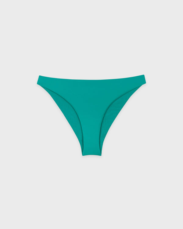 Signature Logo Claudia Bikini Bottom - Amalfi Green/White