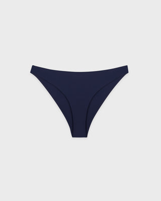 Signature Logo Claudia Bikini Bottom - Light Navy/White