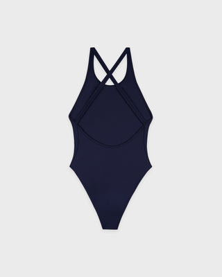 NY Crest Julie One Piece - Light Navy/White