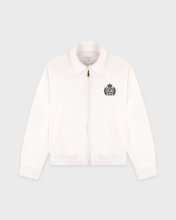 NY Crest Prep Jacket - Ecru/Navy