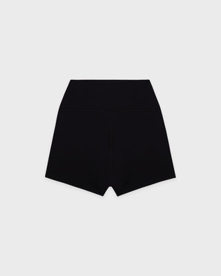 Signature Logo Mini Biker Short - Black/White