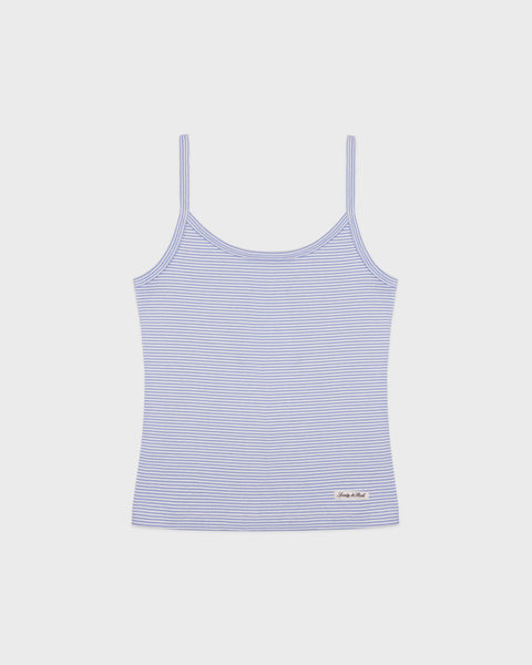 Signature Logo House Tank - Periwinkle Stripe